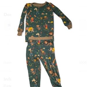 Little Sleepies Jungle Gym Size 2T Pajamas Bamboo Kids